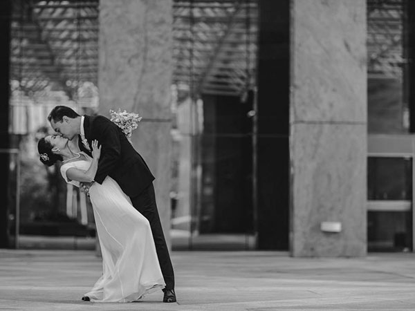 Mini wedding charmoso e intimista com celebração Seicho-No-Ie em Hotel Hilton- Restaurante Canvas Beatriz & Marcelo